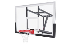 Баскетбольный щит DFC съёмным регулятором высоты, стекло 6 мм, 136 х 80 см
