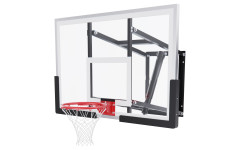 Баскетбольный щит DFC со съёмным регулятором высоты, стекло 6 мм, 120 х 80 см