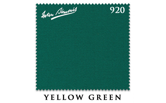Сукно Iwan Simonis 920 195см Yellow Green Сукно Iwan Simonis 920 195см Yellow Green