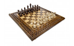 Шахматы + нарды резные 